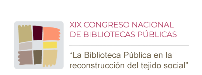 Logotipo del XIX Congreso Nacional de Bibliotecas Públicas 